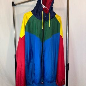 Colorful Men's Windbreaker Jacket